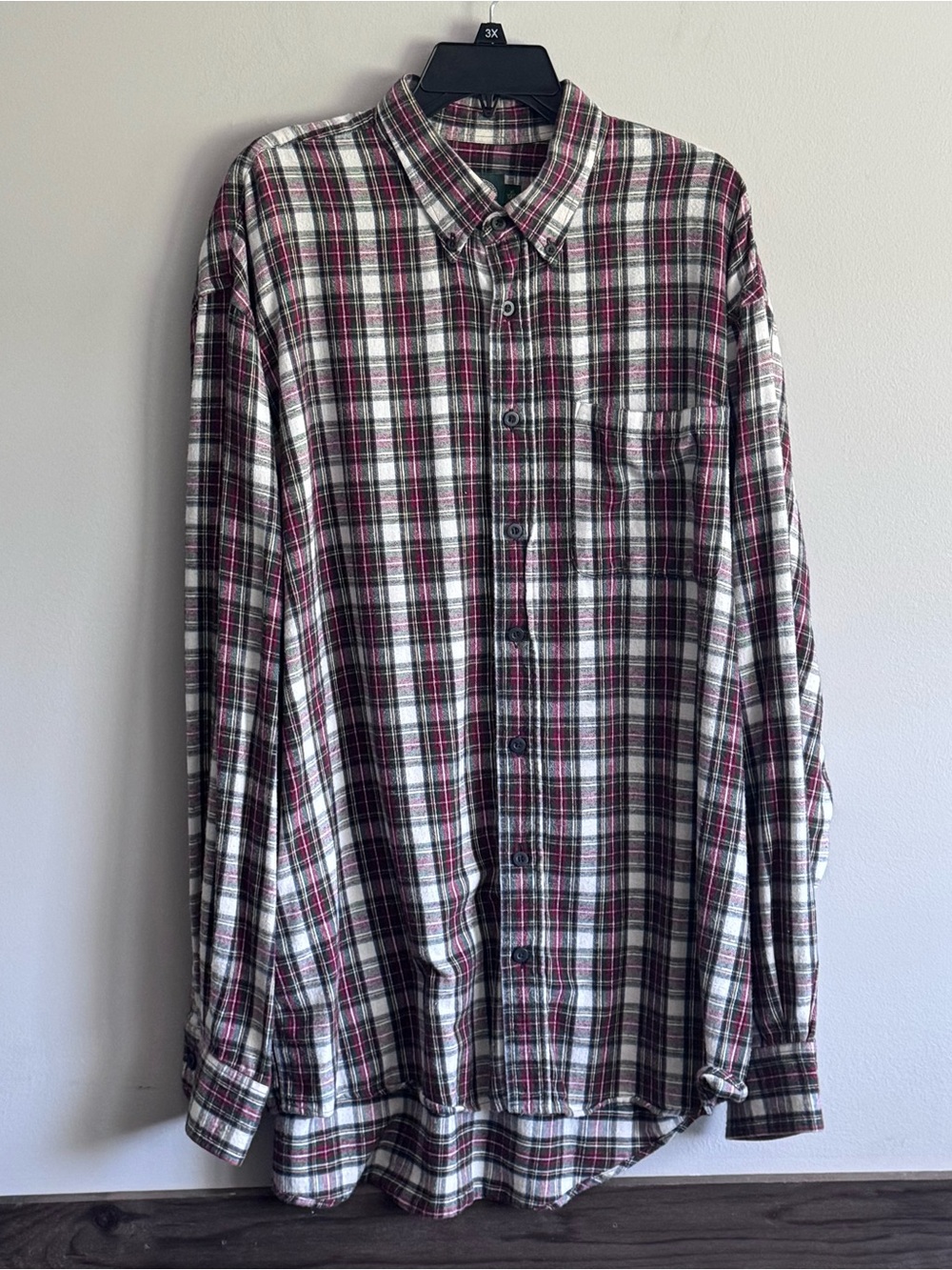Cabela’s Men's Plaid Button-Down Flannel Shirt XL Tall
